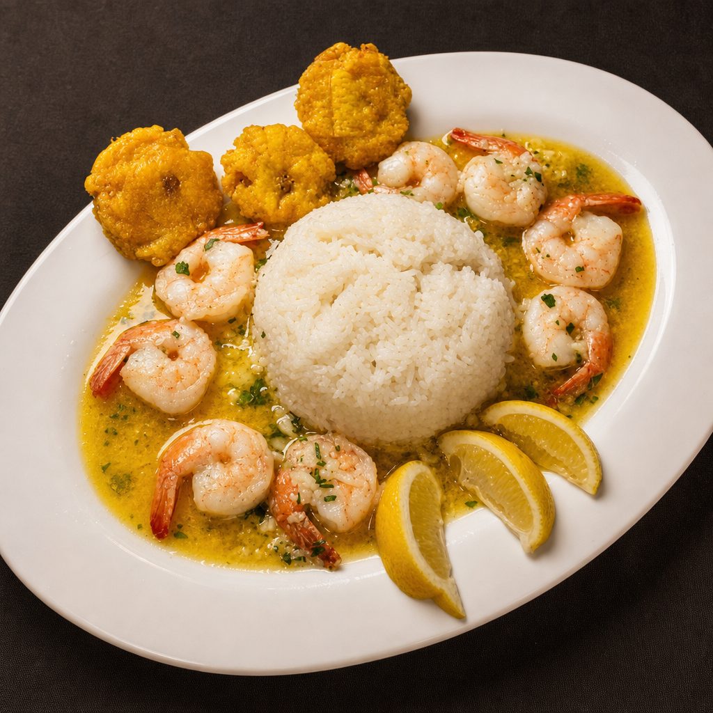 Camarones Al Ajillo.
